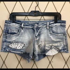 Hippie Laundry Denim Shorty Shorts Size 11